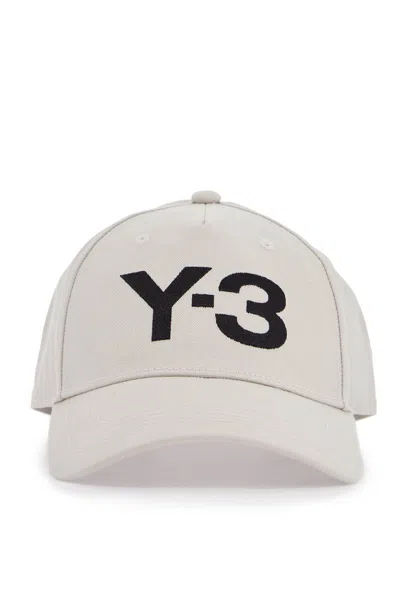 Y-3 LOGO EMBROIDERED BASEBALL CAP