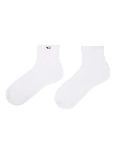 Y-3 LOGO-EMBROIDERED SOCKS