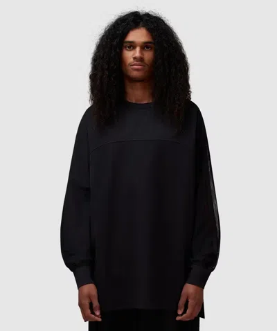 Y-3 Y-3 MESH STRIPE LONG SLEEVE T-SHIRT