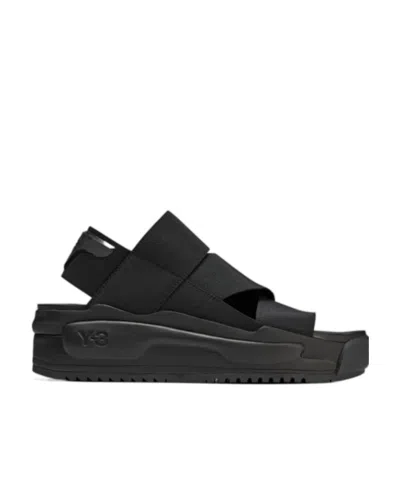 Y-3 Y-3 LOGO EMBOSSED OPEN-TOE SANDALS