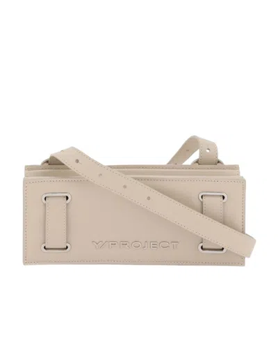 Y/PROJECT LOGO SHOULDER BAG