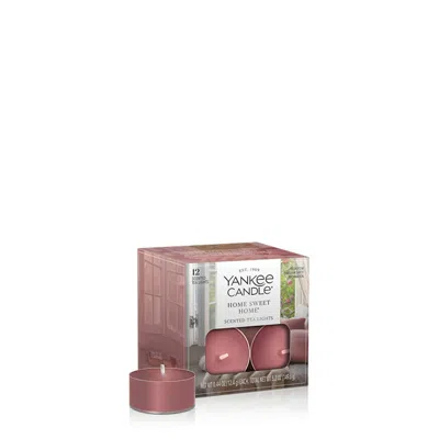 YANKEE CANDLE HOME SWEET HOME TEA LIGHT CANDLES, 0.44 OZ EACH