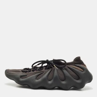 YEEZY X ADIDAS GREY KNIT FABRIC AND RUBBER YEEZY 450 STONE TEAL SNEAKERS SIZE 44 1/3