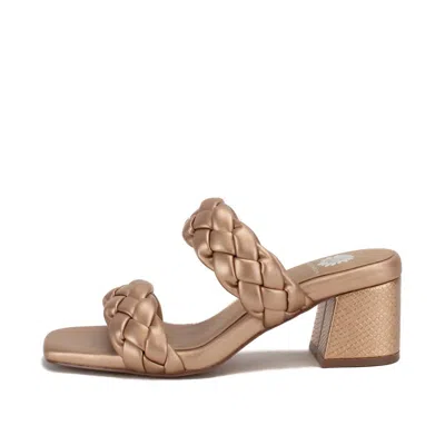 YELLOW BOX WOMEN'S CARLEN HEEL SANDALS IN ROSE GOLD