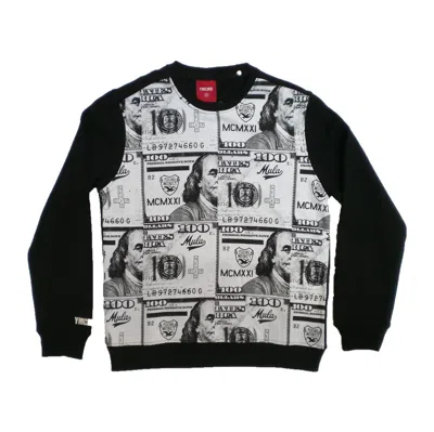 YMCMB YMCMB MEN'S CREWNECK SWEATSHIRT CREWNECK "PAY ROLL" BLACK