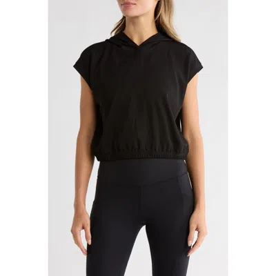 YOGALICIOUS YOGALICIOUS WAFFLE CITY RETREAT MEET CROP HOODIE