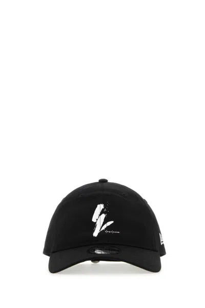 YOHJI YAMAMOTO BLACK SIGNATURE BASEBALL HAT