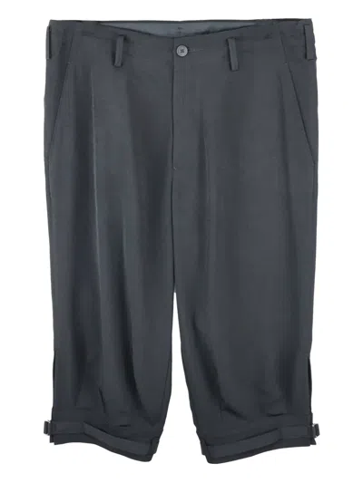 YOHJI YAMAMOTO BUCKLE-STRAP SHORTS