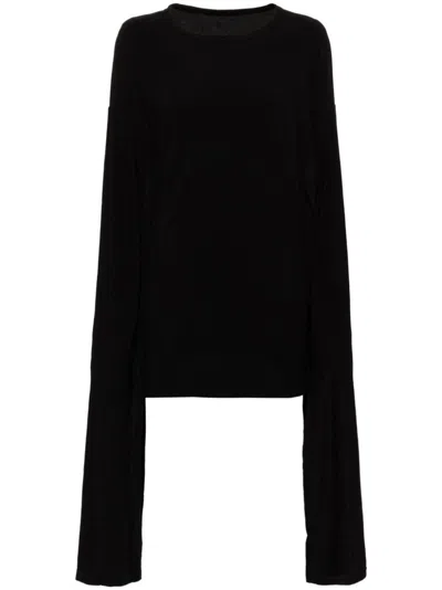 YOHJI YAMAMOTO LAYERED HANGING SLEEVES TOP
