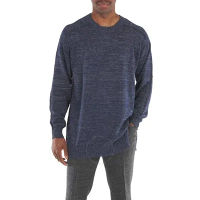 YOHJI YAMAMOTO YOHJI YAMAMOTO NAVY EMBROIDERY HIGH NECK PO SWEATER