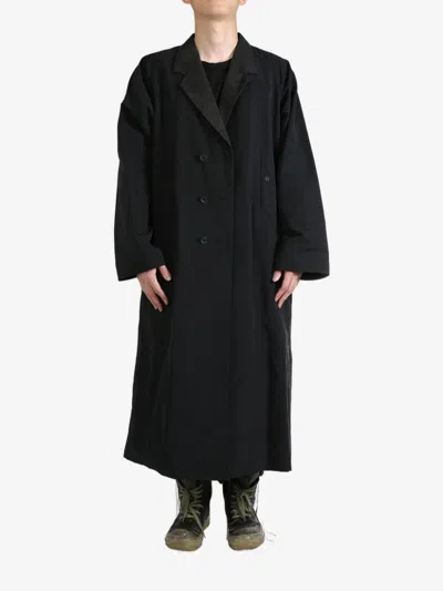 YOHJI YAMAMOTO RAGLAN-SLEEVE COAT