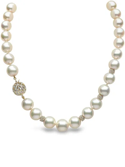 YOKO LONDON 18KT YELLOW GOLD CLASSIC LU SOUTH SEA-PEARL AND DIAMOND NECKLACE