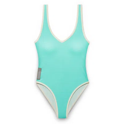 YORSTRULY WOMEN'S FLASHBACK SWIMSUIT - ONE PIECE - NILE GREEN