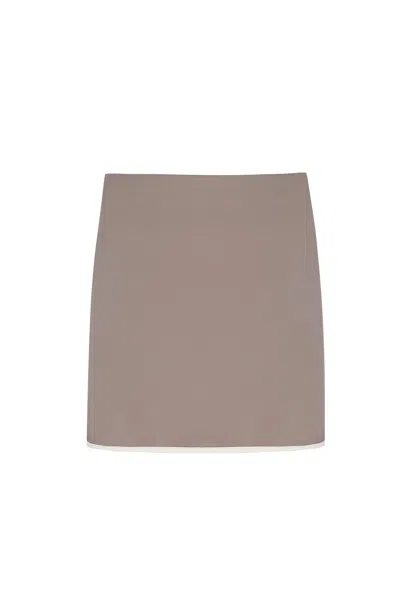 YORSTRULY WOMEN'S GREY SPIN TENNIS SKIRT
