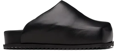 YUME YUME BLACK TRUCK SLIDE LOAFERS