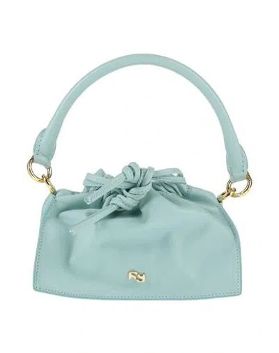 YUZEFI YUZEFI WOMAN HANDBAG TURQUOISE SIZE - TEXTILE FIBERS