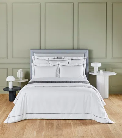 YVES DELORME ATHENA PLATINE KING DUVET COVER