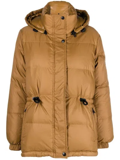 YVES SALOMON $1015 ARMY BY YVES SALOMON WOMEN'S REVERSIBLE PUFFER JACKET, CARAMEL, SIZE-36