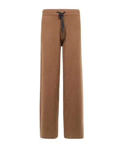 YVES SALOMON DRAWSTRING CASUAL PANTS