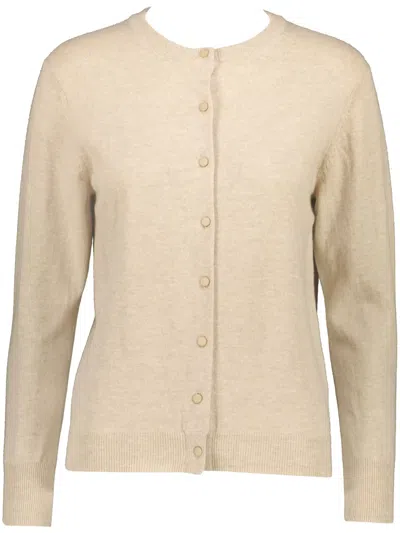 YVES SALOMON FINE-RIBBED CARDIGAN