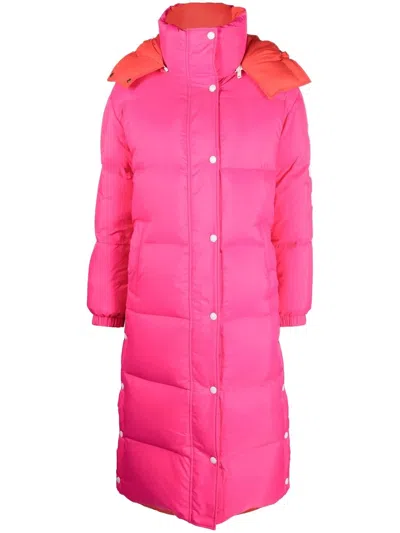 YVES SALOMON HOODED PADDED COAT