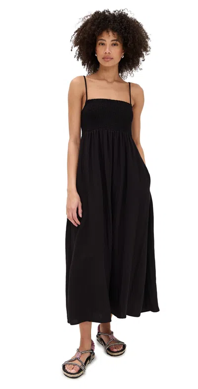 Z SUPPLY BEACHSIDE DRESS BLACK