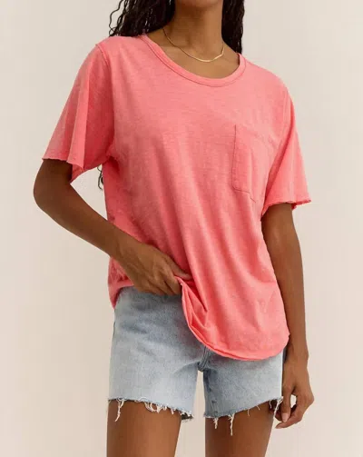 Z SUPPLY MONTEREY SLUB TEE TOP IN STARFISH