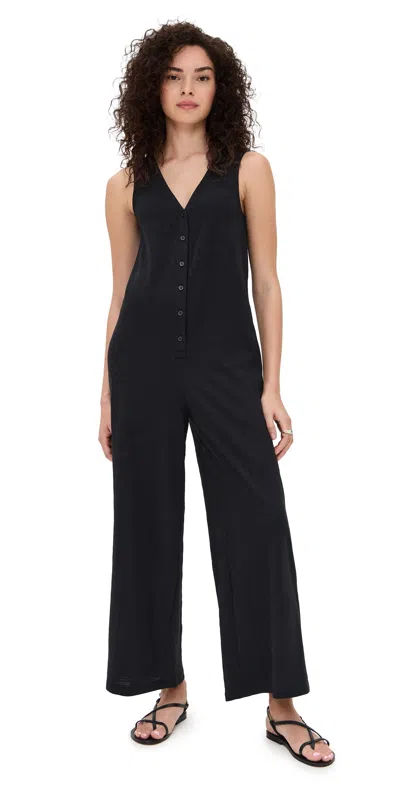 Z SUPPLY SOLACE JUMPSUIT BLACK