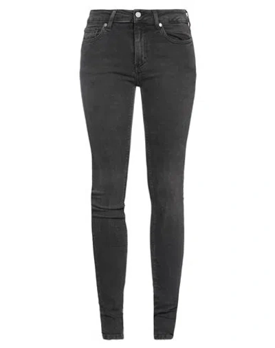 ZADIG & VOLTAIRE ZADIG & VOLTAIRE WOMAN JEANS CHARCOAL SIZE 28 COTTON, ELASTANE
