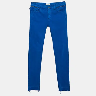 ZADIG & VOLTAIRE BLUE DENIM EVA CHER JEANS S WAIST 26"