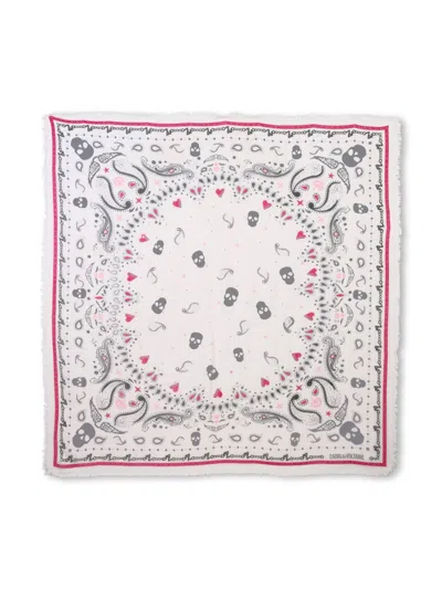 ZADIG & VOLTAIRE GRAPHIC-PRINT SCARF