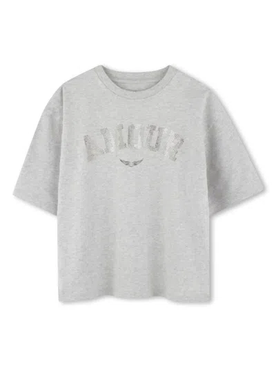 ZADIG & VOLTAIRE RHINESTONE-EMBELLISHED T-SHIRT