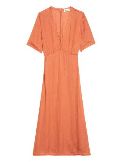 ZADIG & VOLTAIRE RHODRAL MIDI DRESS