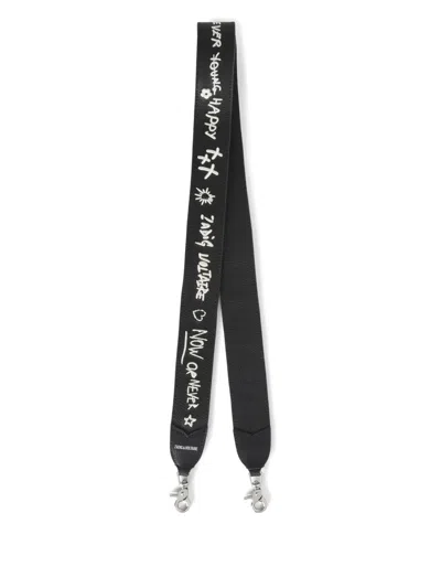 ZADIG & VOLTAIRE TEXT-PRINT STRAP TAG
