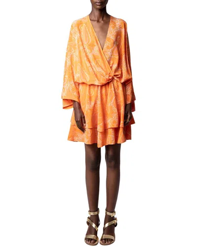ZADIG & VOLTAIRE ZADIG & VOLTAIRE HAILEY PAISLEY DRESS