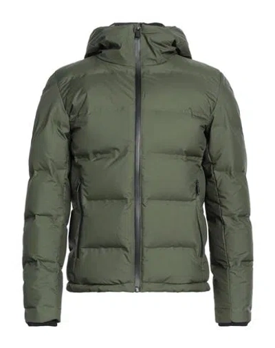 ZADIG & VOLTAIRE ZADIG & VOLTAIRE MAN PUFFER MILITARY GREEN SIZE XS POLYAMIDE, POLYESTER, ELASTANE