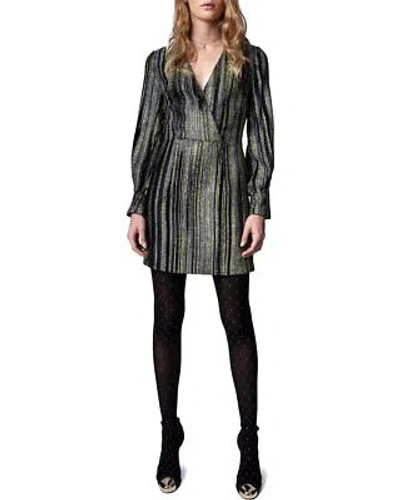 ZADIG & VOLTAIRE ZADIG & VOLTAIRE RAIN SILK-BLEND DRESS WOMEN'S