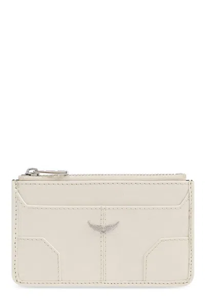 ZADIG & VOLTAIRE ZADIG & VOLTAIRE SUNNY ZIPPED CARD HOLDER