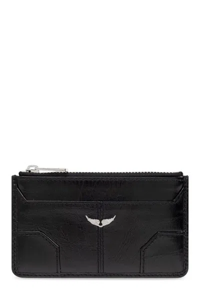 ZADIG & VOLTAIRE ZADIG & VOLTAIRE SUNNY ZIPPED CARD HOLDER