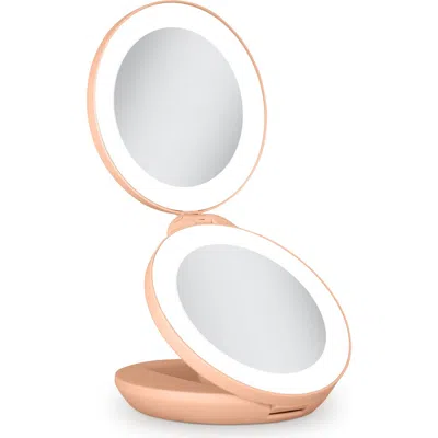 ZADRO ZADRO LIGHTED TRAVEL MIRROR WITH MAGNIFICATION & FOLDING-TO-COMPACT
