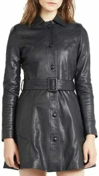 ZAFY LEATHER DAMEN ECHT LAMMLEDER WEICHES LEDER KLEID MIT GÜRTEL SLIM FIT OUTWEARLINIE ZL112