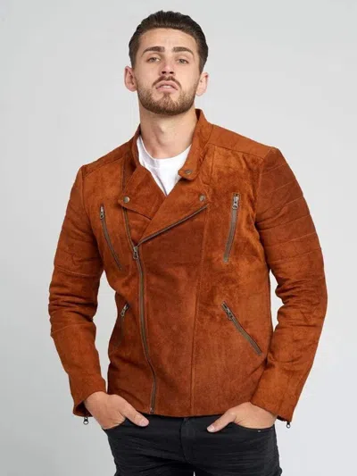 ZAFY LEATHER HERREN WILDLEDER SCHAFSFELL JACKE 100% WEICHES LAMMLEDER SLIM FIT FREIZEIT WEAR