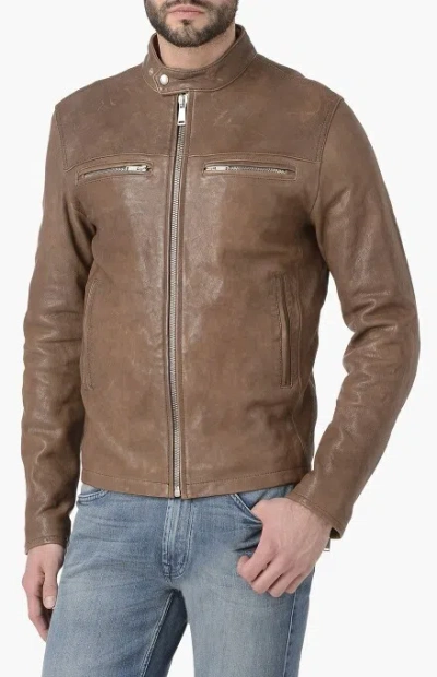 ZAFY LEATHER KLASSISCH MODISCH HERREN LEDERJACKE ECHT LAMMLEDER ENGANLIEGEND JACKE ZL143