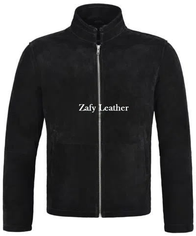ZAFY LEATHER NEU HERREN WILDLEDER JACKE PREMIUM SCHAFSFELL MOTORRAD MODISCHE JACKE ZL333