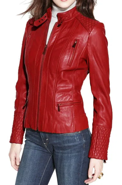 ZAFY LEATHER NEU HOT STYLISCH DAMEN LEDERJACKE ECHTES WEICHES LAMMLEDER SLIM FIT JACKE