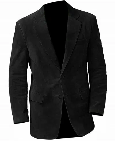 ZAFY LEATHER PREMIUM LANG HERREN WILDLEDER BLAZER ECHTES WEICHES SCHAFSFELL SLIM FIT ZL85