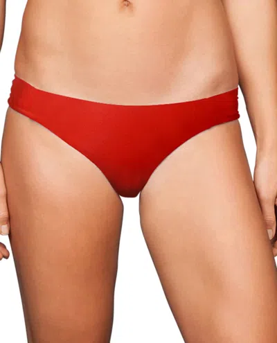 ZALI HIPSTER BIKINI BOTTOM IN PERSIMMON