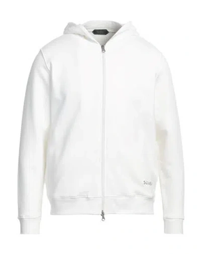 ZANONE ZANONE BY SLOWEAR MAN SWEATSHIRT WHITE SIZE XL COTTON