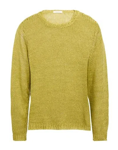 ZANONE ZANONE BY SLOWEAR WOMAN SWEATER LIME GREEN SIZE 8 LINEN