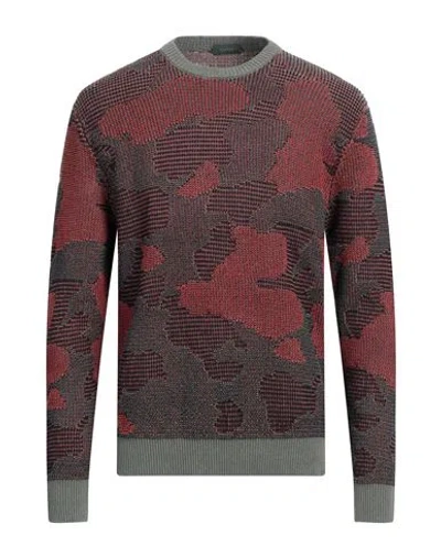 ZANONE ZANONE MAN SWEATER RUST SIZE 46 LINEN, COTTON